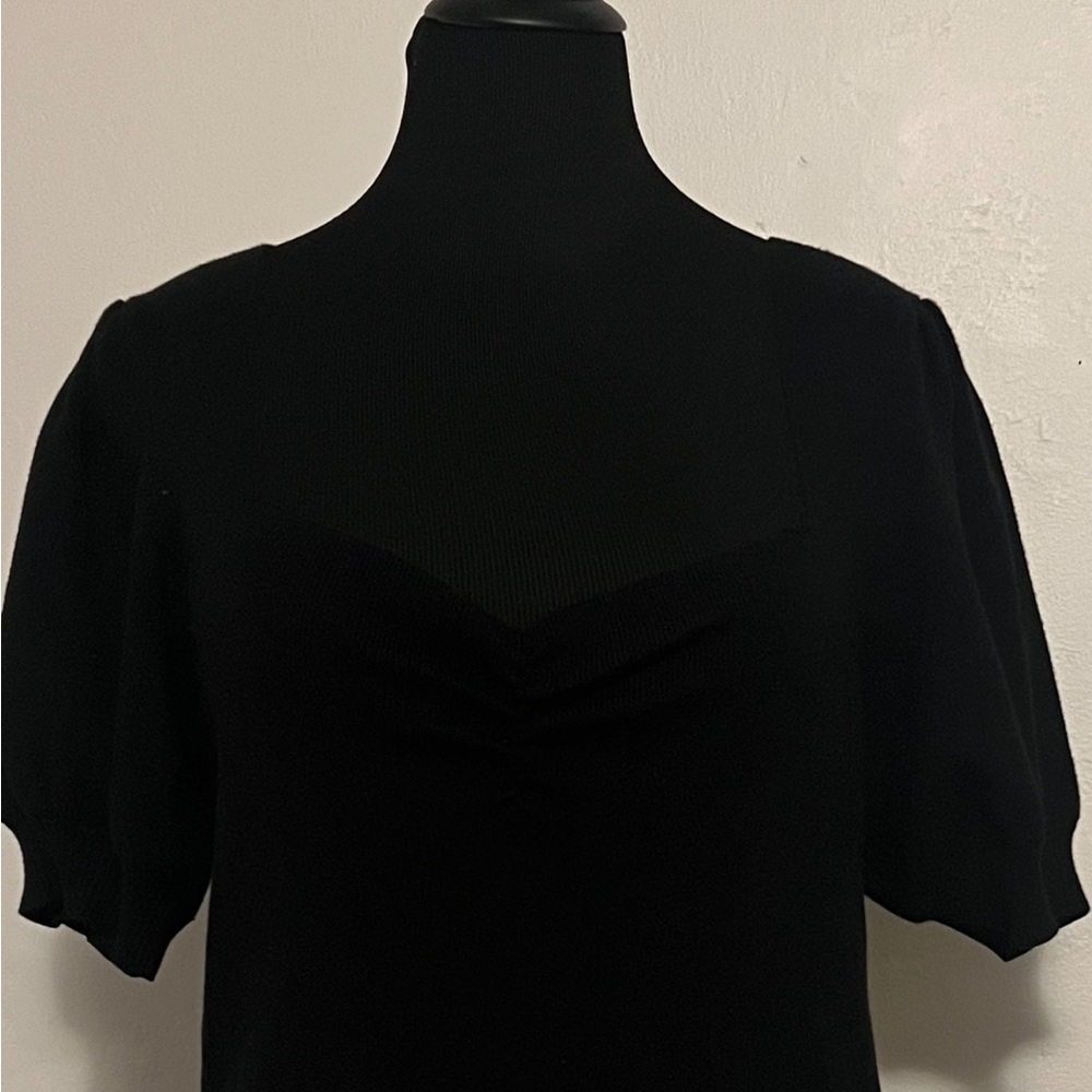 Black Mini Sweater Dress